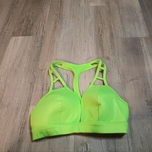 ALO Yoga Neon Green Sports Bra